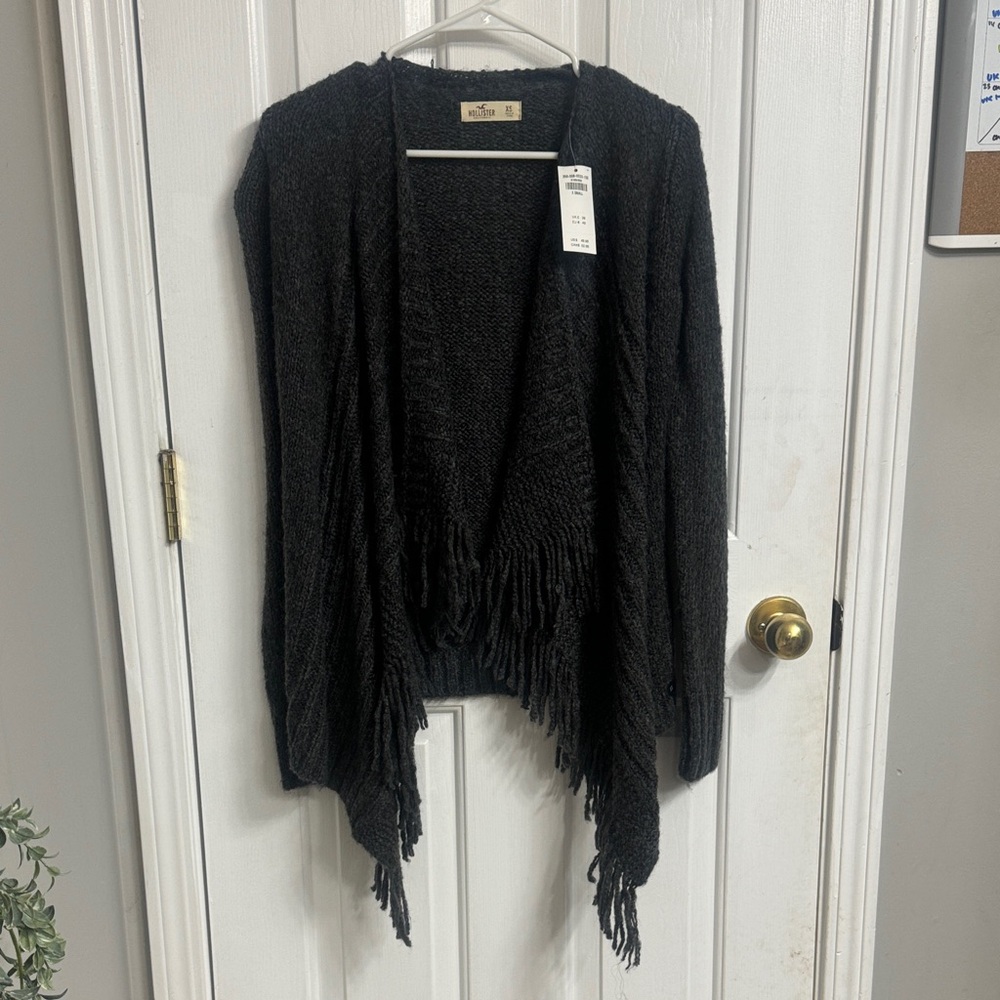 Hollister Charcoal Knit Sweater